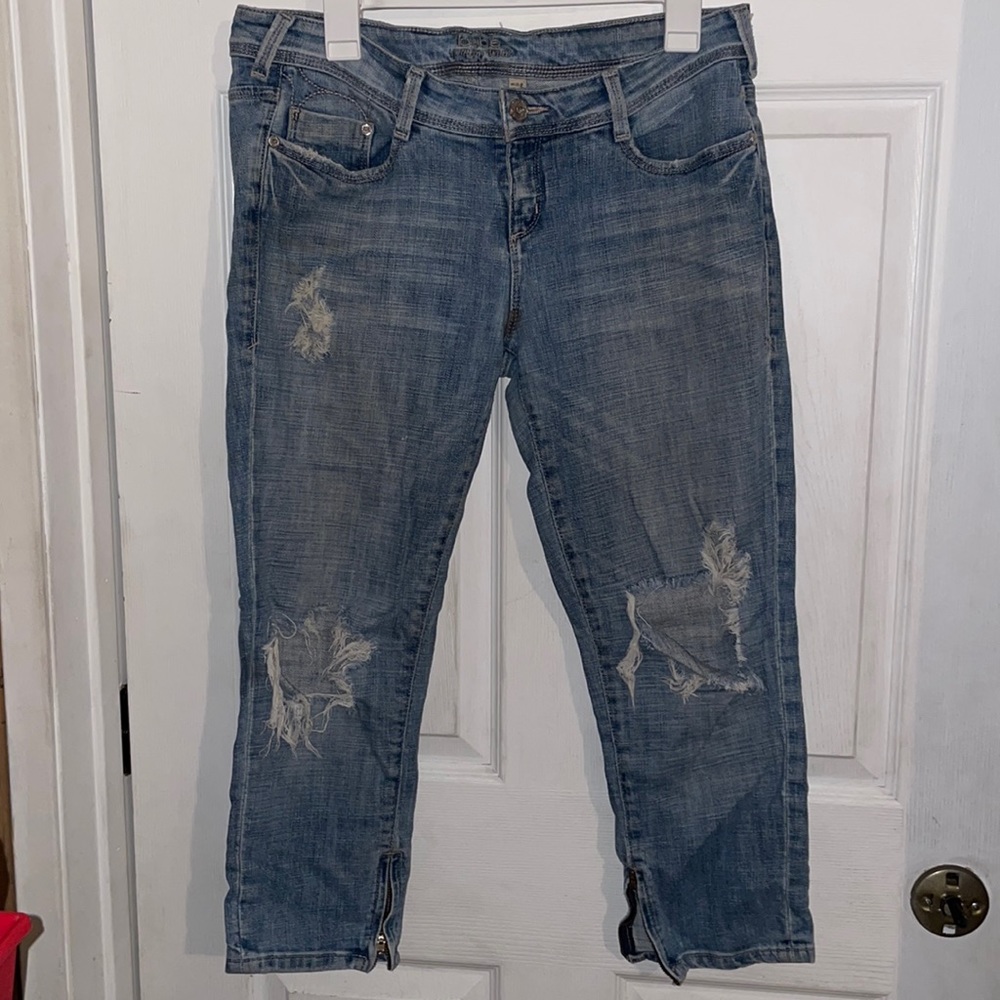 Bebe distressed jeans
